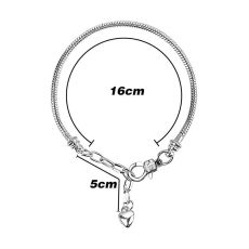DIY snake bone chain adjustable bracelet