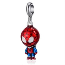 Pandora Hot Selling Cartoon Alloy Spider Man Crocodile Faceless Male Bead DIY Accessories