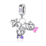 Pandora Hot Selling Cartoon Alloy Spider Man Crocodile Faceless Male Bead DIY Accessories