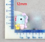 12mm snap button DIY charms Cartoon Pacha Dog Resin
