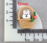 12mm snap button DIY charms Bonnie Rabbit Bright Face Rabbit Resin
