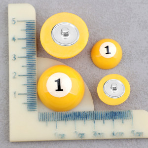 12mm 20mm snap button table tennis  Billiards resin DIY jewelry accessories