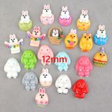 12mm snap button DIY charms Bonnie Rabbit Bright Face Rabbit Resin