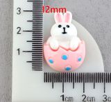 12mm snap button DIY charms Bonnie Rabbit Bright Face Rabbit Resin