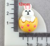 12mm snap button DIY charms Bonnie Rabbit Bright Face Rabbit Resin