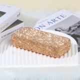 Rhinestone Glasses storage box, sunglasses box, portable storage
