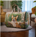 New printed women's yoga bag, handbag, embroidered travel bag, multifunctional sports and fitness bag