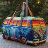 New printed women's yoga bag, handbag, embroidered travel bag, multifunctional sports and fitness bag