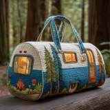 New printed women's yoga bag, handbag, embroidered travel bag, multifunctional sports and fitness bag