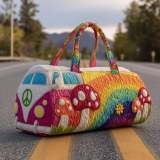 New printed women's yoga bag, handbag, embroidered travel bag, multifunctional sports and fitness bag