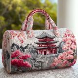 New printed women's yoga bag, handbag, embroidered travel bag, multifunctional sports and fitness bag