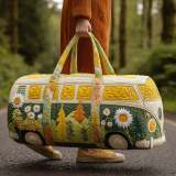 New printed women's yoga bag, handbag, embroidered travel bag, multifunctional sports and fitness bag