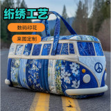 New printed women's yoga bag, handbag, embroidered travel bag, multifunctional sports and fitness bag