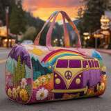 New printed women's yoga bag, handbag, embroidered travel bag, multifunctional sports and fitness bag