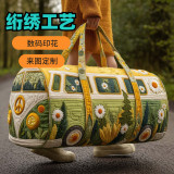 New printed women's yoga bag, handbag, embroidered travel bag, multifunctional sports and fitness bag