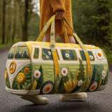New printed women's yoga bag, handbag, embroidered travel bag, multifunctional sports and fitness bag