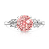 Caibao Fireworks Cut a Bundle of Starlight Ring Explosion Sparkle Caibao High Carbon Diamond Ring