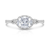 Selling Pigeon Egg Colored Treasure Ice Flower Cutting Rings, Sparkling Transparent High Carbon Diamond Hand Accessories
