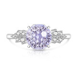 Caibao Fireworks Cut a Bundle of Starlight Ring Explosion Sparkle Caibao High Carbon Diamond Ring