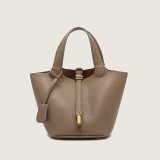 Hot selling PU leather vegetable basket handbag tote bag in stock