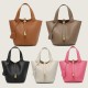 Hot selling PU leather vegetable basket handbag tote bag in stock