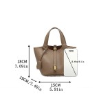 Hot selling PU leather vegetable basket handbag tote bag in stock