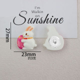 Cartoon Easter Series 20mm snap button Resin DIY Jewelry
