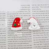 Christmas Cartoon Series 20mm snap button Resin DIY Jewelry