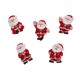 Santa Claus Handmade  20mm snap button Resin DIY Jewelry