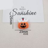 Halloween handmade  20mm snap button Resin DIY Jewelry