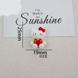 Cartoon Kitty Series 20mm snap button Resin DIY Jewelry