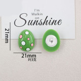Cartoon Easter Series 20mm snap button Resin DIY Jewelry