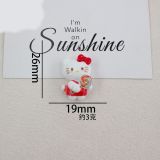 Cartoon Kitty Series 20mm snap button Resin DIY Jewelry