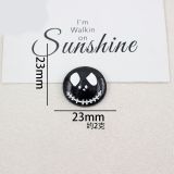 Cartoon Halloween series 20mm snap button Resin DIY Jewelry