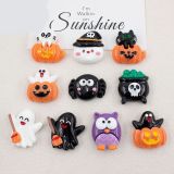 Halloween handmade  20mm snap button Resin DIY Jewelry