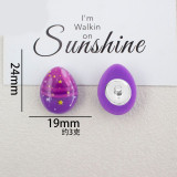 Cartoon Easter Series 20mm snap button Resin DIY Jewelry