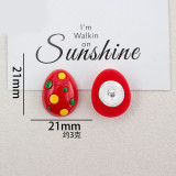 Cartoon Easter Series 20mm snap button Resin DIY Jewelry