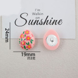 Cartoon Easter Series 20mm snap button Resin DIY Jewelry