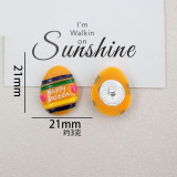 Cartoon Easter Series 20mm snap button Resin DIY Jewelry