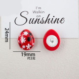 Cartoon Easter Series 20mm snap button Resin DIY Jewelry