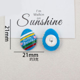 Cartoon Easter Series 20mm snap button Resin DIY Jewelry