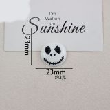Cartoon Halloween series 20mm snap button Resin DIY Jewelry
