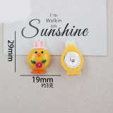 Cartoon Easter Series 20mm snap button Resin DIY Jewelry