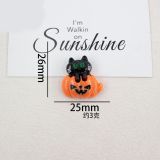 Halloween handmade  20mm snap button Resin DIY Jewelry