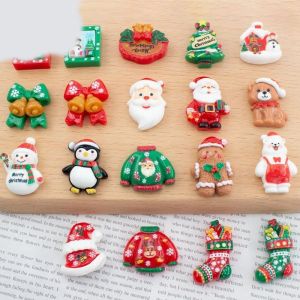 Bright Christmas Series 20mm snap button Resin DIY Jewelry