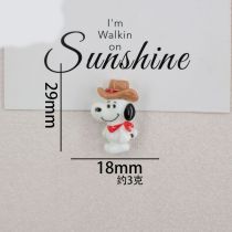Cartoon Nunu Series Handmade  20mm snap button Resin DIY Jewelry