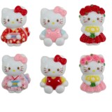 Cartoon Kitty Series 20mm snap button Resin DIY Jewelry