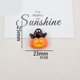 Halloween handmade  20mm snap button Resin DIY Jewelry