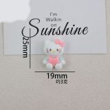 Cartoon Kitty Series 20mm snap button Resin DIY Jewelry