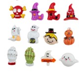 Cartoon Halloween series handmade materials  20mm snap button Resin DIY Jewelry